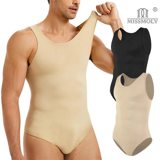Tummy Control Bodysuit Abdomen Compression Vest